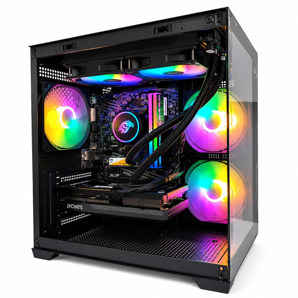 Pc Gamer Nvidia RTX 5060 Amd 5700x, A520m, 32 Gb Ram, 1tb