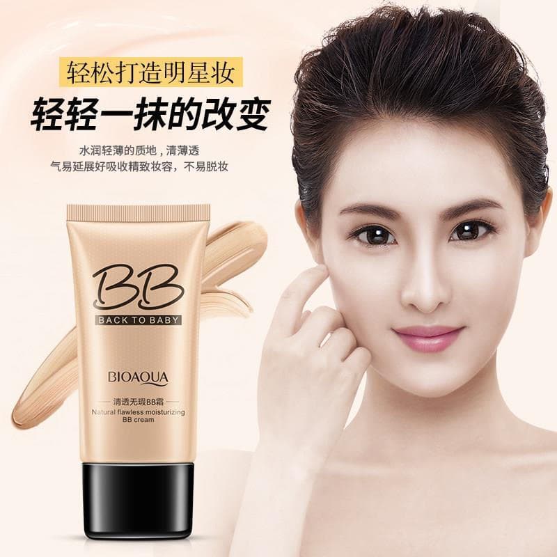 Produto Genuíno Poquanya Flawless bb Cream Base Líquida Corretivo Maquiagem Nude Isolamento Hidratante De Longa Duração