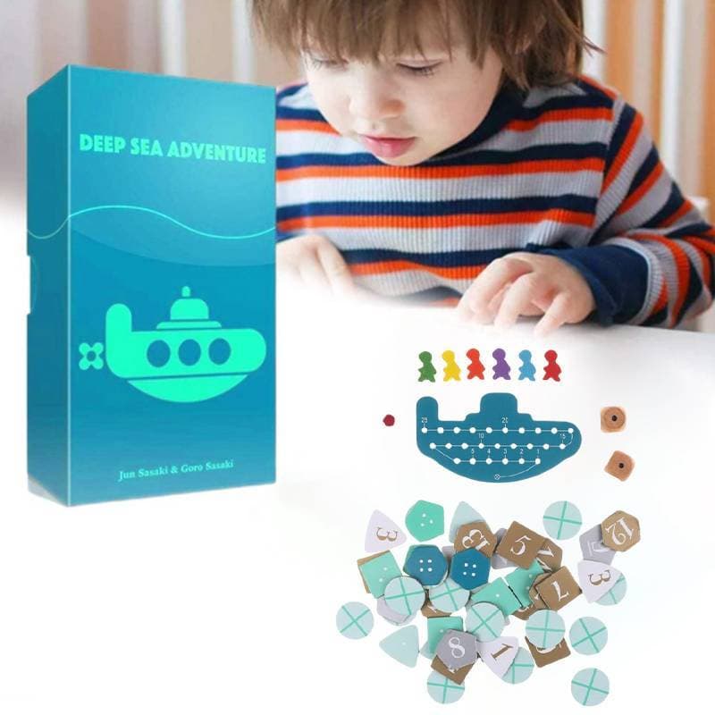sweetmvzn Jogos De Tabuleiro De Aventura Em Mar Profundo , Festa Família , Cartão Divertido , Jogo De Cartas , Brinquedo