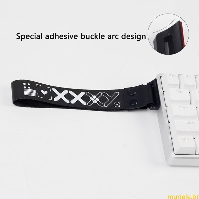Correia Teclado Mur Estética Adesiva Fire68 Snap Strap Para Teclados Mecânicos Melhora A
