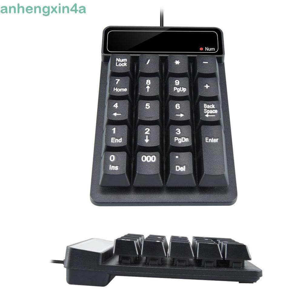 Teclado Pequeno Bluetooth Para Computador ANHENGXIN , Numérico Sem Fio 2.4G Com Sensação Mecânica