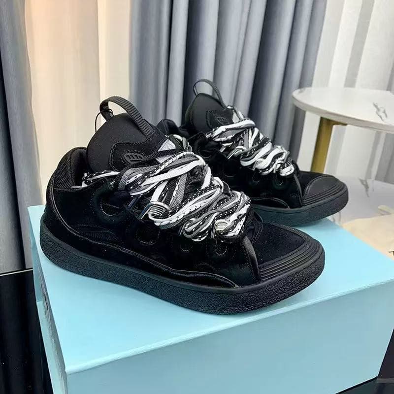 Tênis estilo Cheng Yi Primavera 2025, mocassins para homens e mulheres, modelo para casal, tênis esportivos casuais com 