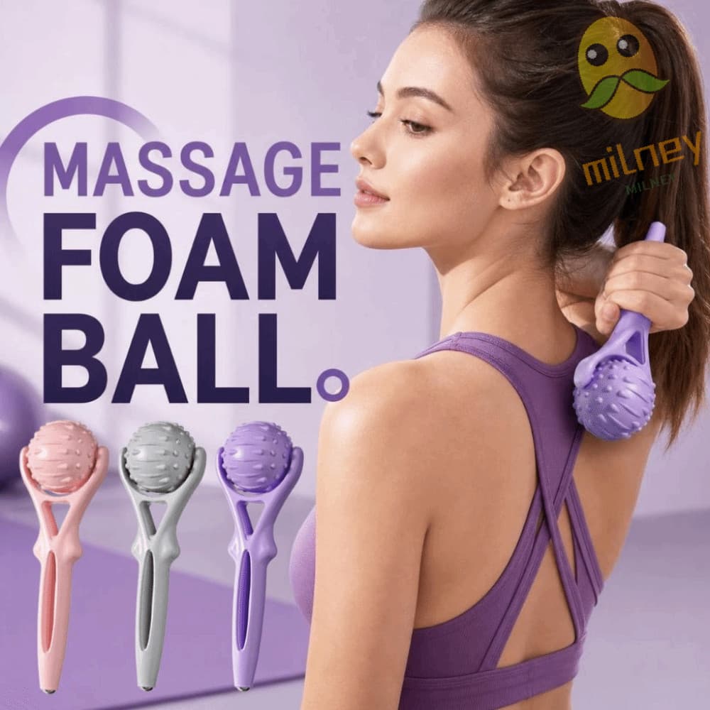 Massageador De Ponto De Gatilho MILLNEY , Rolo De Massagem Portátil Multiuso Ergonômico Alívio Muscular Suave