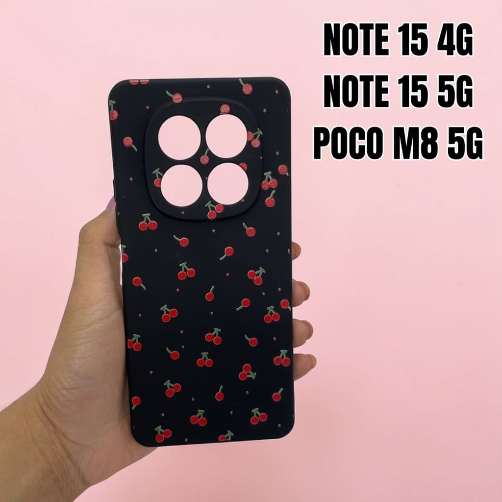 Capa Capinha de celular compatível com Redmi Note 15 4G/5G e Poco M8 5G Delicada