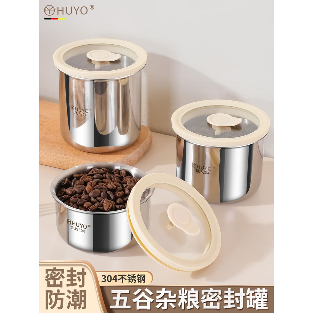 Tanque selado de alimentos em aço inoxidável 304, tanque de armazenamento de grãos de café, tanque de armazenamento de c