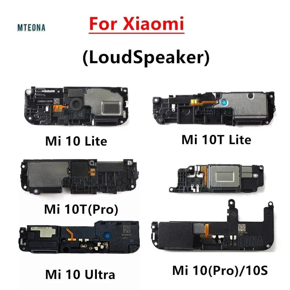 Alto-Falante Para Xiaomi MI 10 10T Pro 10S 10 Lite Ultra 5G Módulo De Som Campainha Peças Reparo Do Smartphone
