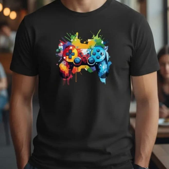 Camiseta Gamer Masculina Videogame Controle Gamer T Shirt Camisa Geek 100% Algodão