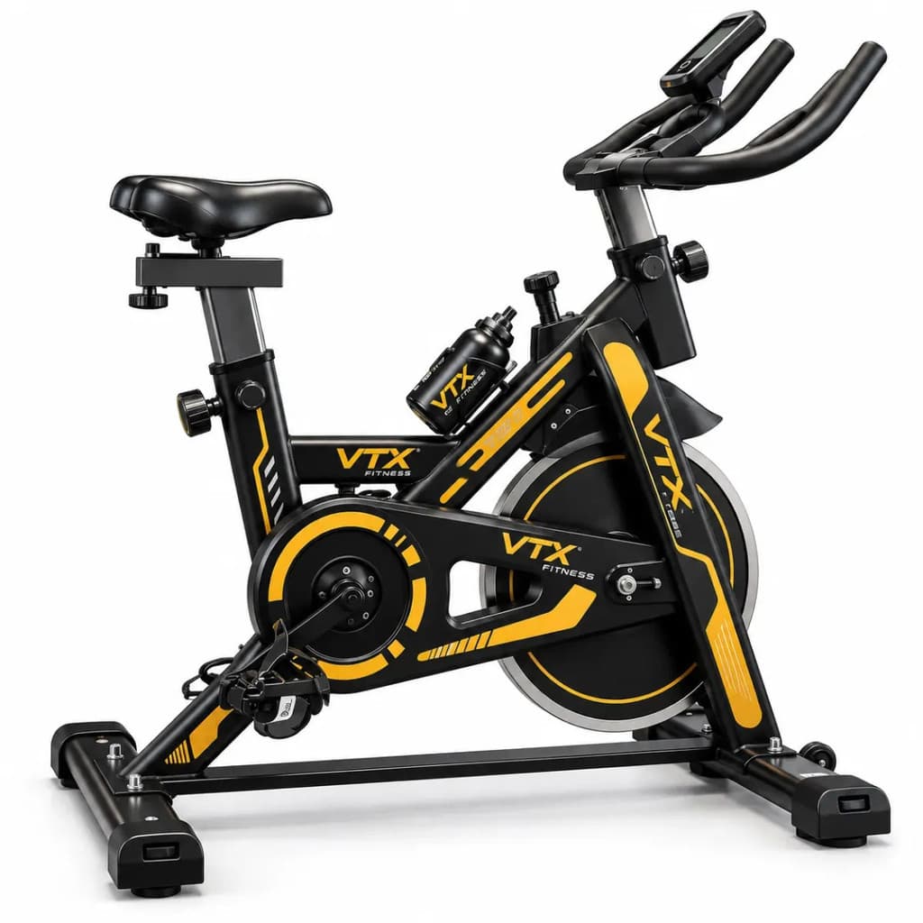 Bicicleta Spinning VTX 15kg para Treino em Casa Ergométrica Fitness