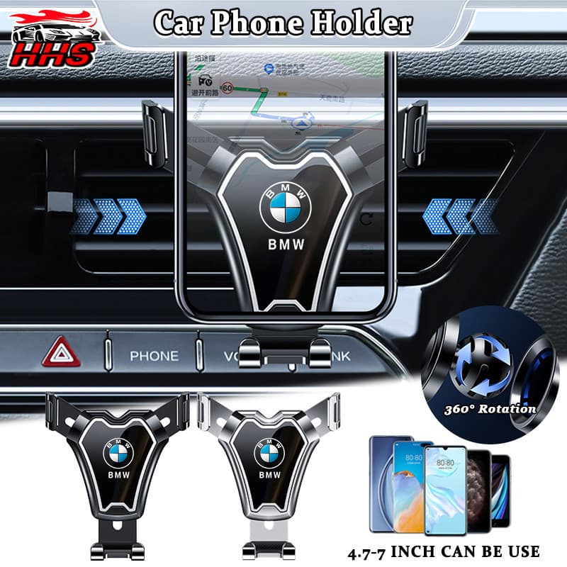 Suporte Para Telefone Carro BMW 360 ° Rotação Do De Celular Auto Gravidade Montagem F30 E36 E46 E90 320i G20 G30 X1 G60 