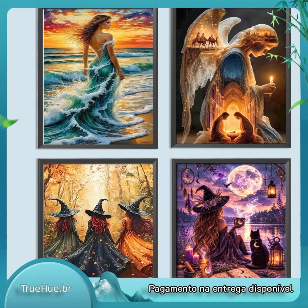 Broca Quadrada Completa Kit De Pintura Diamante 5D DIY Figura Série Strass Bordado Mosaico Lona