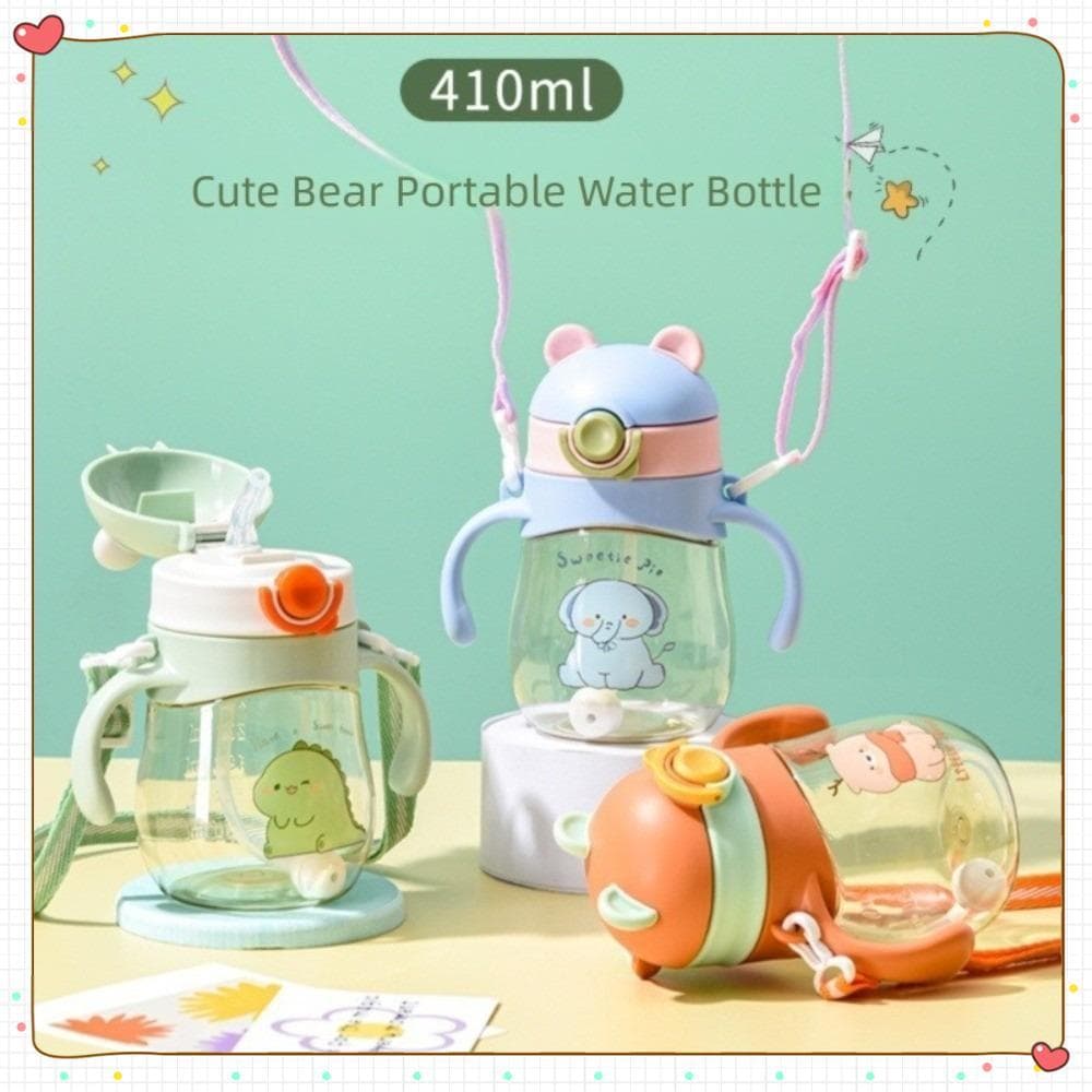 Copo Para Beber Bebê , Anti-Asfixia Com Mamadeira De Palha , Calibre Amplo De Bola De Gravidade Alça Garrafa De Água