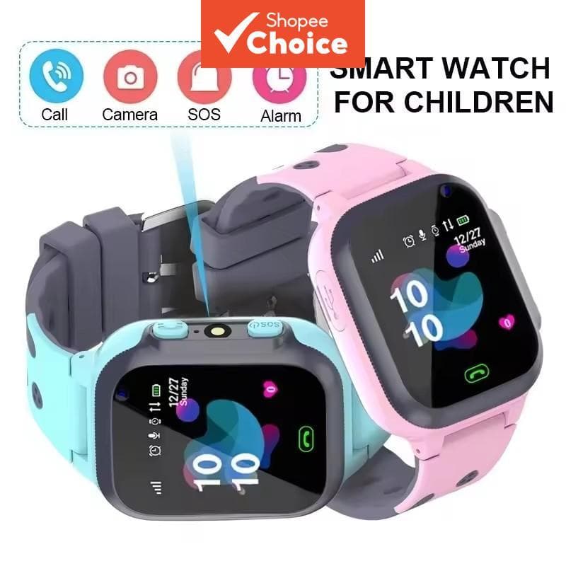 Relógio Inteligente Infantil Smartwatch À Prova D'Água para Crianças Meninos e Meninas Presente com Tela Touch Câmera