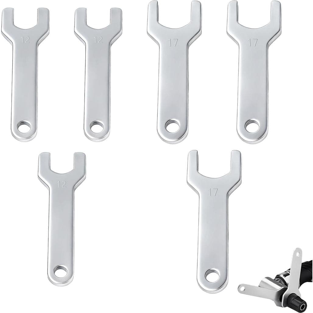 Conjunto de 6 Peças de Chaves para Esmerilhadeira Pneumática 301-69A e 301-69B, Chaves para Esmerilhadeiras Pneumáticas 