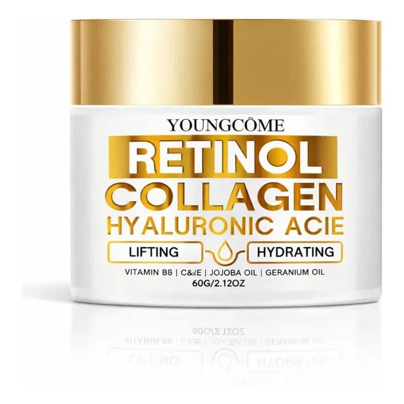 Creme Retinol Ácido Hialurônico Colágeno Anti Idade Rugas
