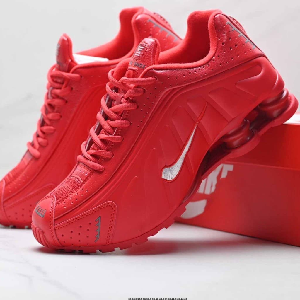 Tênis de corrida com amortecimento a ar ShoxR4, tênis de corrida com coluna de ar da marca Neymar, tênis esportivos casu