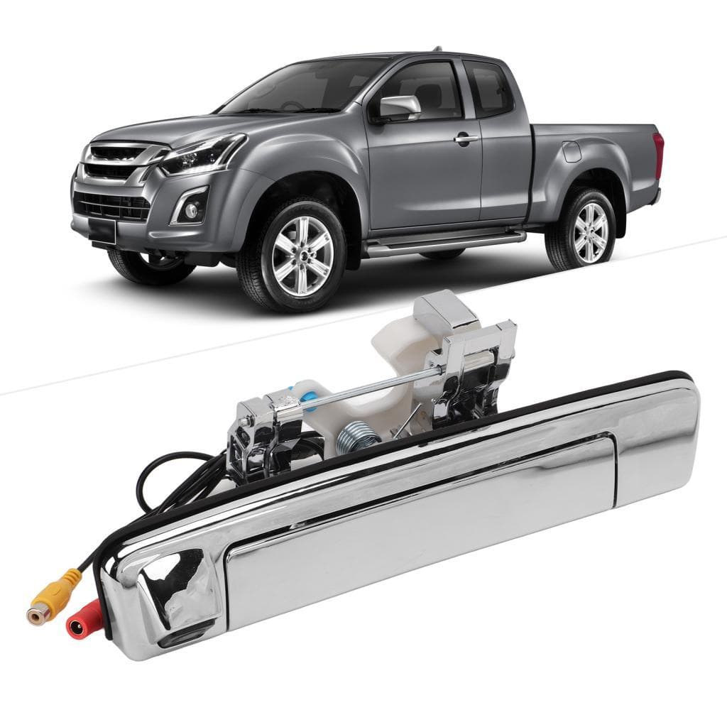 Carworld-BR câmera de visão traseira do carro alça tronco backup reverso substituição à prova de choque para isuzu