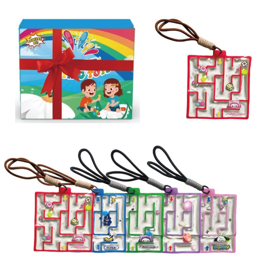 Labirinto pitada música descompressão brinquedo Amazon brinquedo chaveiro pingente crianças brinquedo educativo