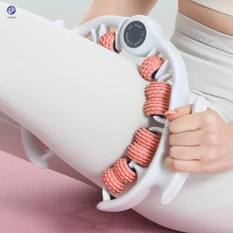 Massageador De Rolo De Perna-Dispositivo Manual De Tigela Multifuncional Para Remoção De Gordura Muscular