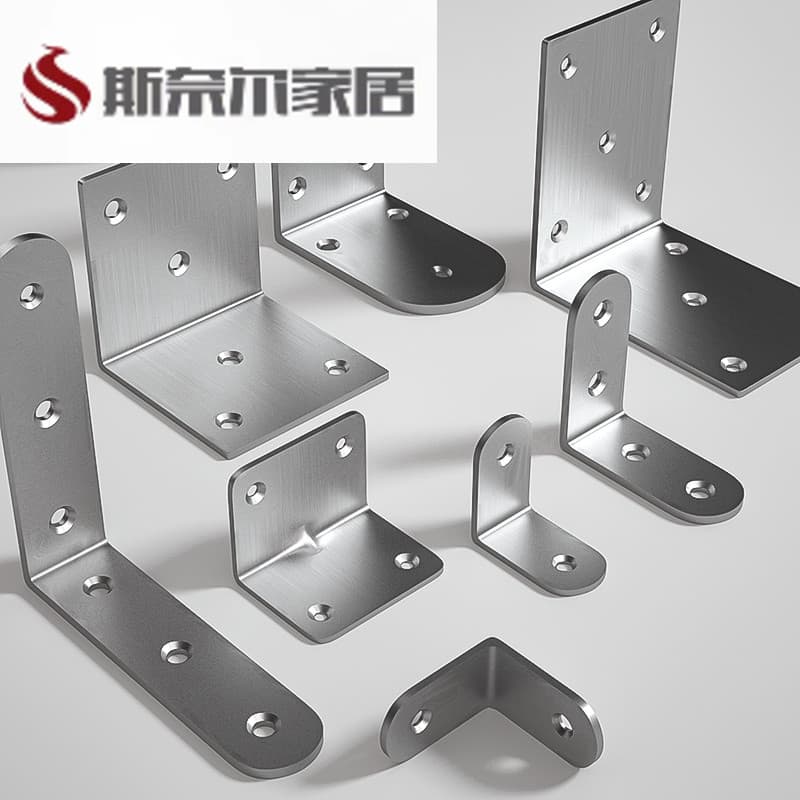 Suporte triangular de parede em aço inoxidável, prateleira, prateleira, suporte de partição, prateleira, tripé, perfuraç