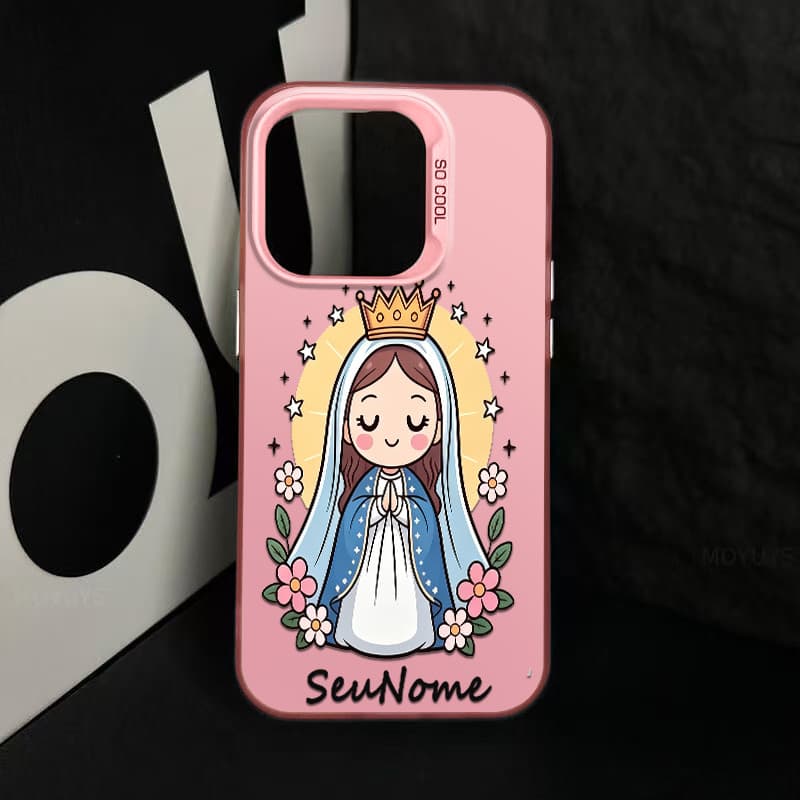 Capinha celular personalizado Oração a Nossa Senhora para SamsungA10S A11 A12 A13 A14 A35 A50 A52 A54 A55 A71 Capa