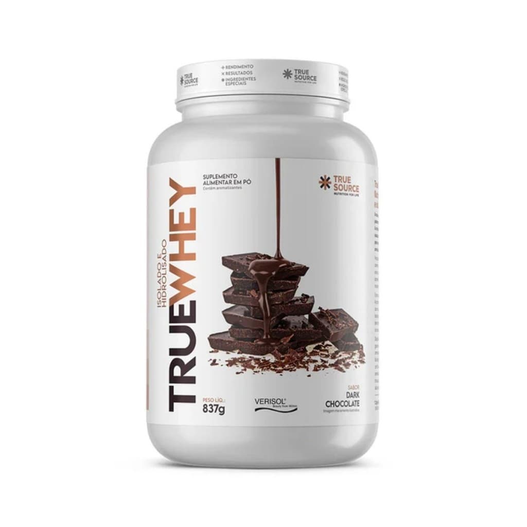 Whey Protein Hidrolisado e Isolado TrueWhey sabor Dark Chocolate 837g