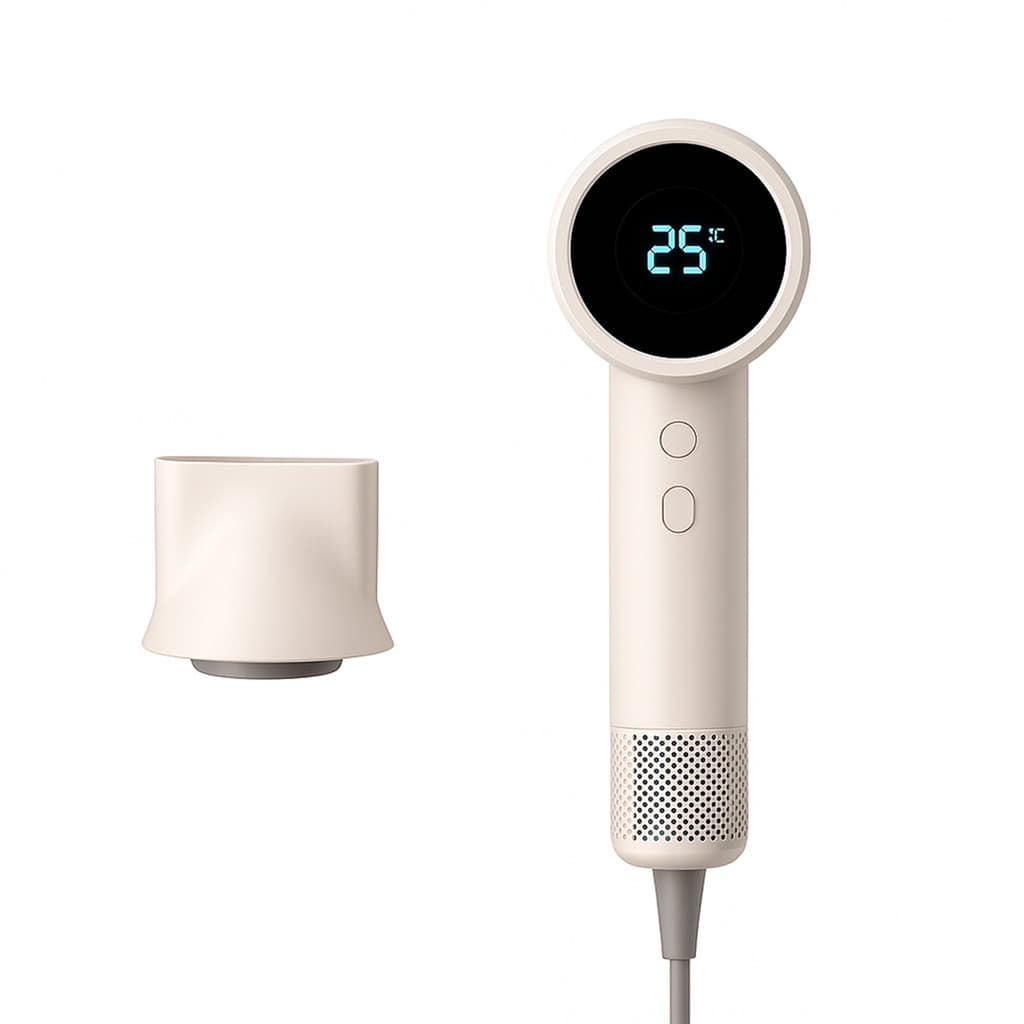 Secador Íon Alta Velocidade Profissional 110000rpm com Ar Potente e Tecnologia Antifrizz