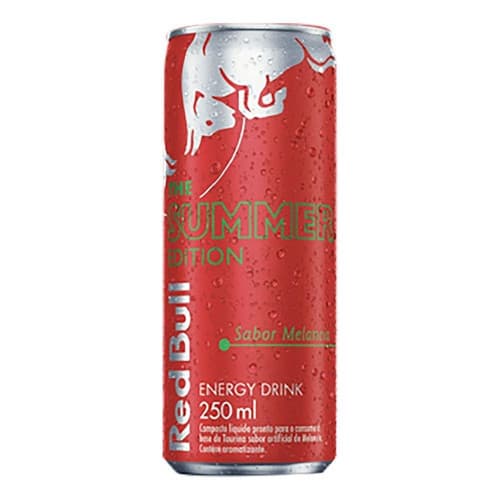 Kit Com 24 Bebida Energética Red Bull Melancia Lata 250ml