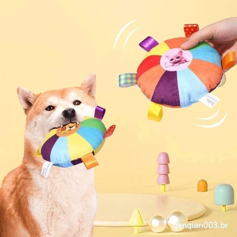 Brinquedo De Frisbee Para Cachorro Brinquedos Interativos Treinamento De Animais De Estimação