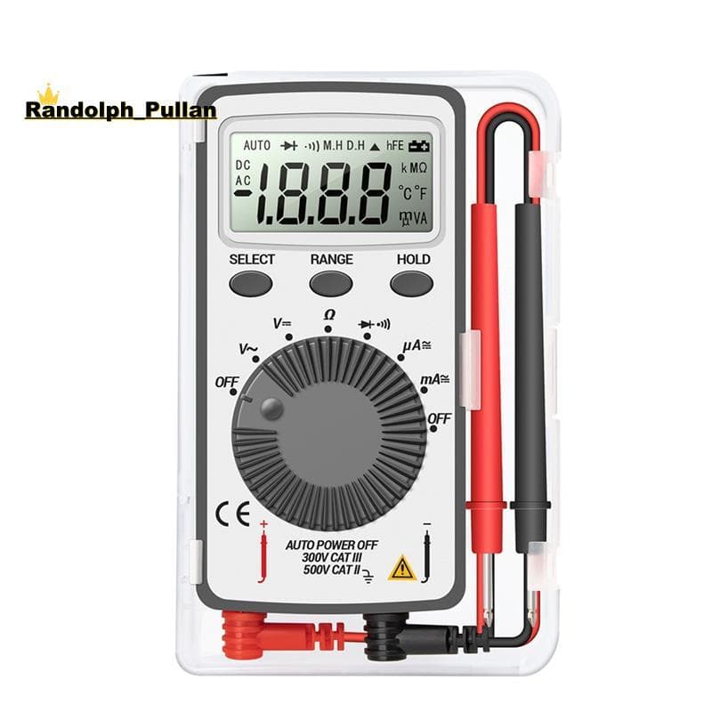 [Concessional H] AN101 Mini Multímetro Digital Multimetro Tester DC/AC Tensão Medidor De Corrente Testadores Profissiona