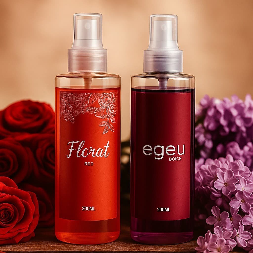 Kit Body Splash Dolce + Florata Red 200ml Feminino Perfume Importado