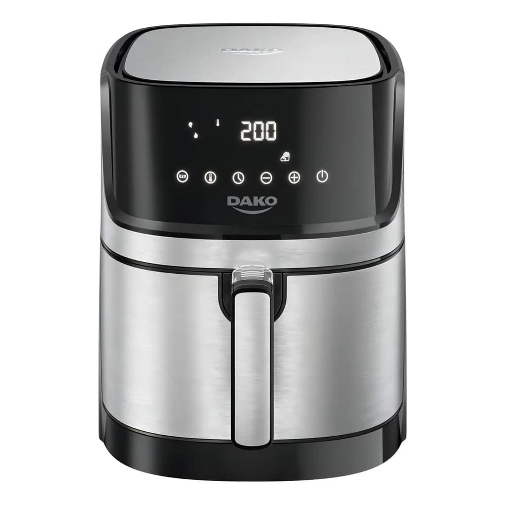 Air Fryer Dako 5L Digital 8 Programas Antiaderente Preta - 127V