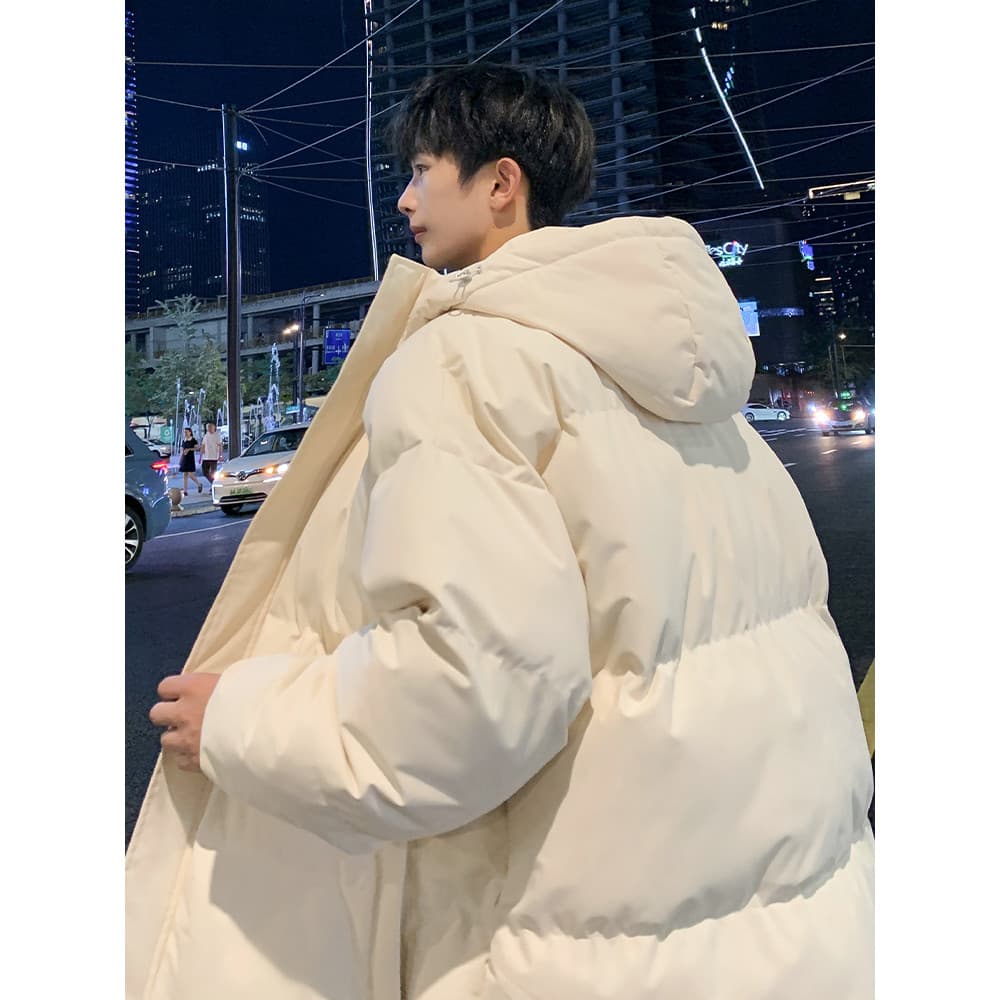 Jaqueta acolchoada estilo masculino inverno grosso acolchoado jaqueta Plus Size estilo Hong Kong jaqueta pão meninos inv