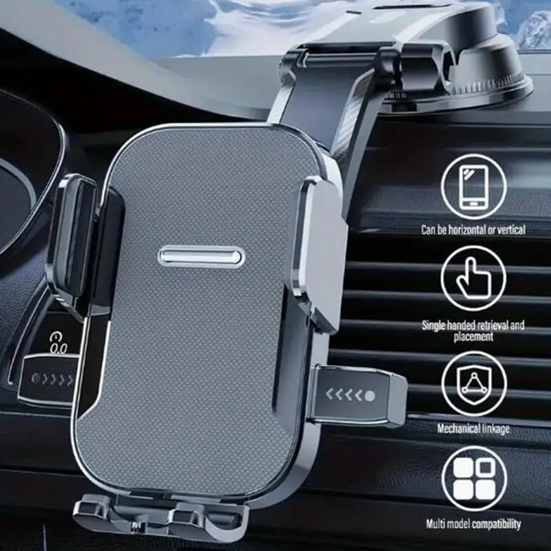 Cachoeira Ajustável Suporte Do Telefone Carro Ventosa Painel 360 Rotação Celular Para IPhone Samsung