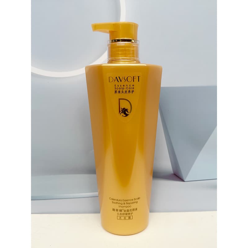 Dificuu Calendula Shampoo Líquido Hidratante Seco Rico Fofo Hidratante Cabelo Homens Mulheres Shampoo