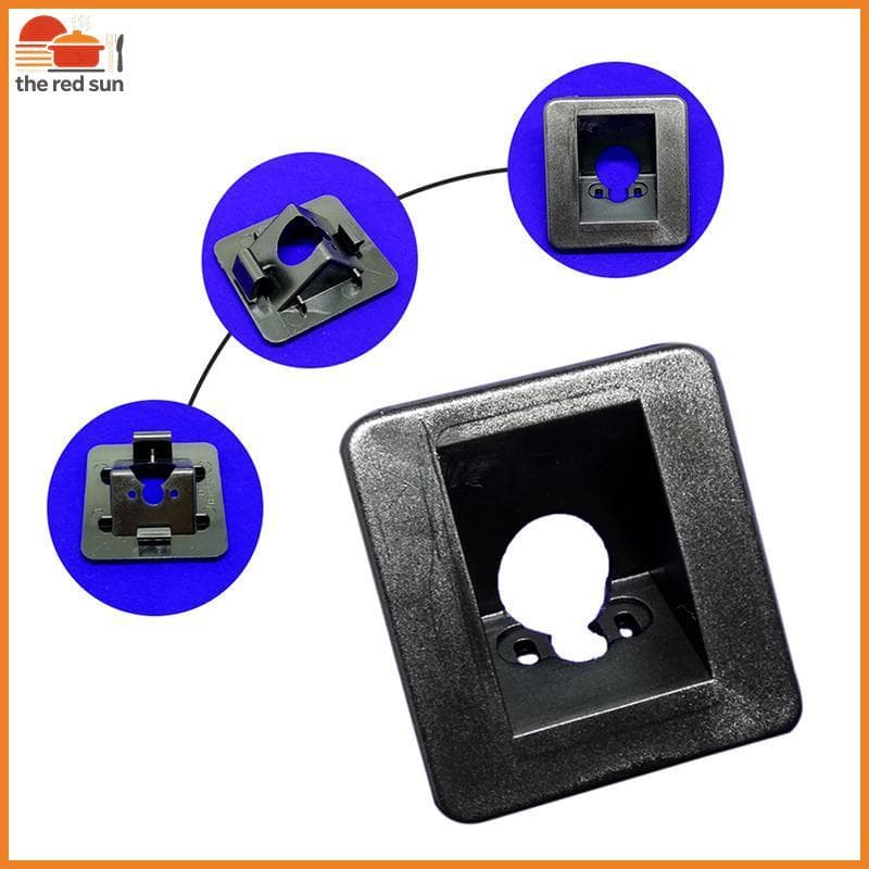 TSBR 1 Conjunto Universal Veículo Reverso Cam Ba Up Titular Câmera De Visão Traseira Do Carro Braet Placa Luzes Montagem