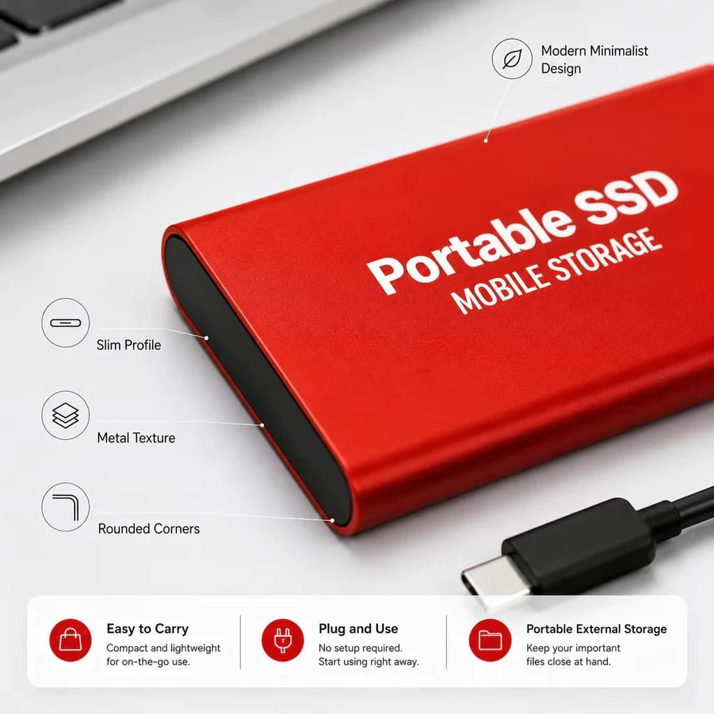 HD Externos SSD  8TB/16TB/30TB  USB3.0 Externo Hard Drive 4TB  Portable Solid State Drive 1TB/2TB Disko Rígido Externo