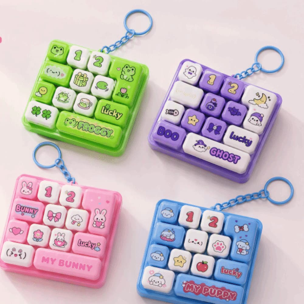 Chaveiro De Teclado Mecânico , Padrões De Animais , Chaves Clicáveis , Sons Mecânicos