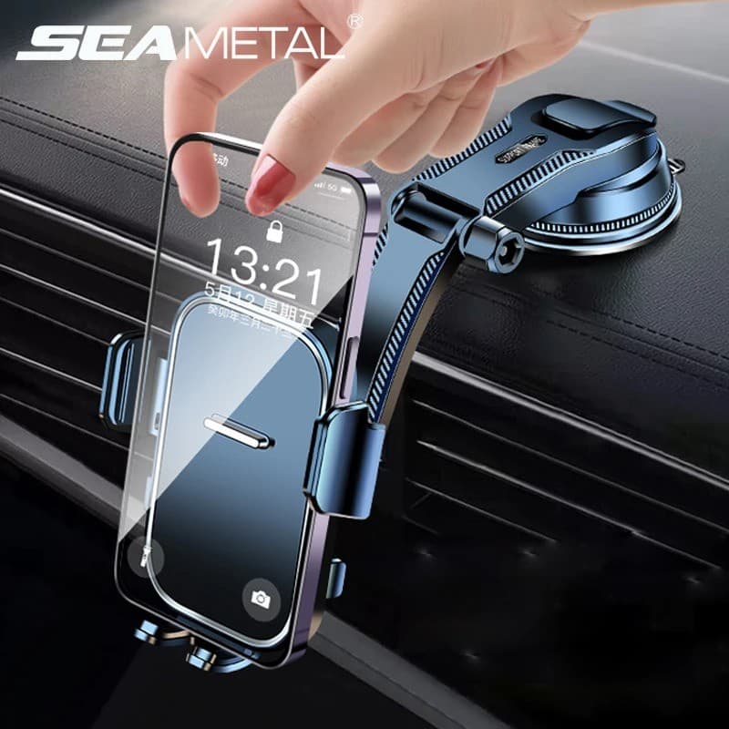 SEAMETAL Otário Suporte Do Telefone Carro De Montagem Ventosa Smartphone Celular No Para Iphone Xiaomi Huawei