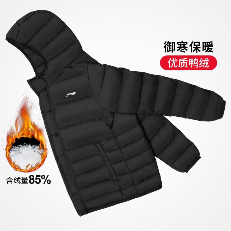 Li Ning jaqueta masculina estilo curto 2022 inverno novo estilo grosso acolchoado jaqueta masculina genuíno Casual acolc