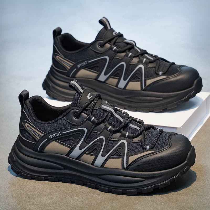 Moda masculina Casual confortável respirável calçados esportivos tênis de corrida