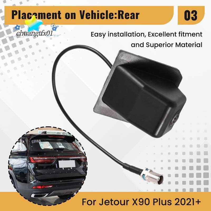[Promover C] Câmera De Visão Traseira Do Carro Backup Reversa Estacionamento Para Jetour X90 Plus