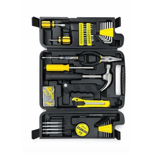 Maleta Ferramentas Kit Completo 200 Pecas Organizador Resistente Reparos