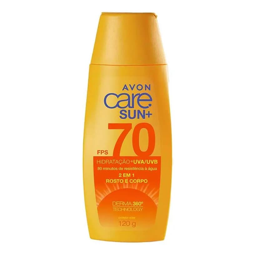 Care Sun Protetor Solar Resistênte Fps 70 120g - Avon