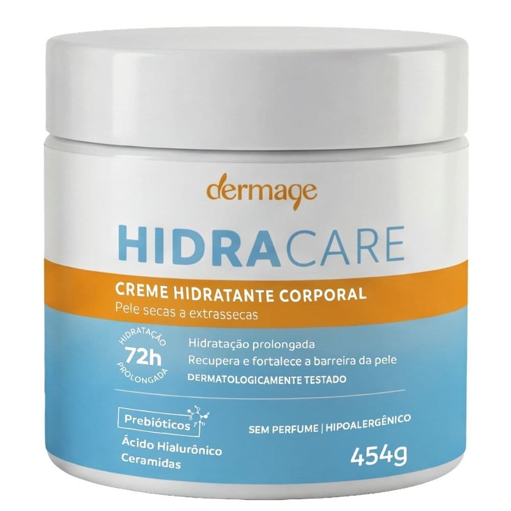 Creme Hidratante Corporal Dermage Hidracare Pele Secas a Extrassecas 454g