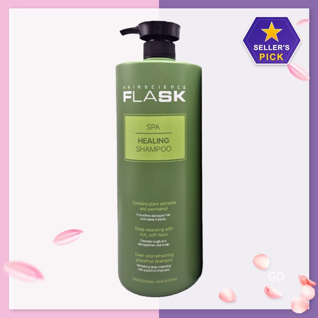 [flask] Spa Healing Shampoo 1.5kg Coreano Cuidados Com O Couro Cabeludo Hidratante Limpeza Profunda Os Cabelos Tamanho D