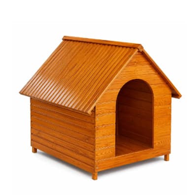 Casinha Luxo Grande  Madeira Envernizada Casinha Pet Abrigo N5