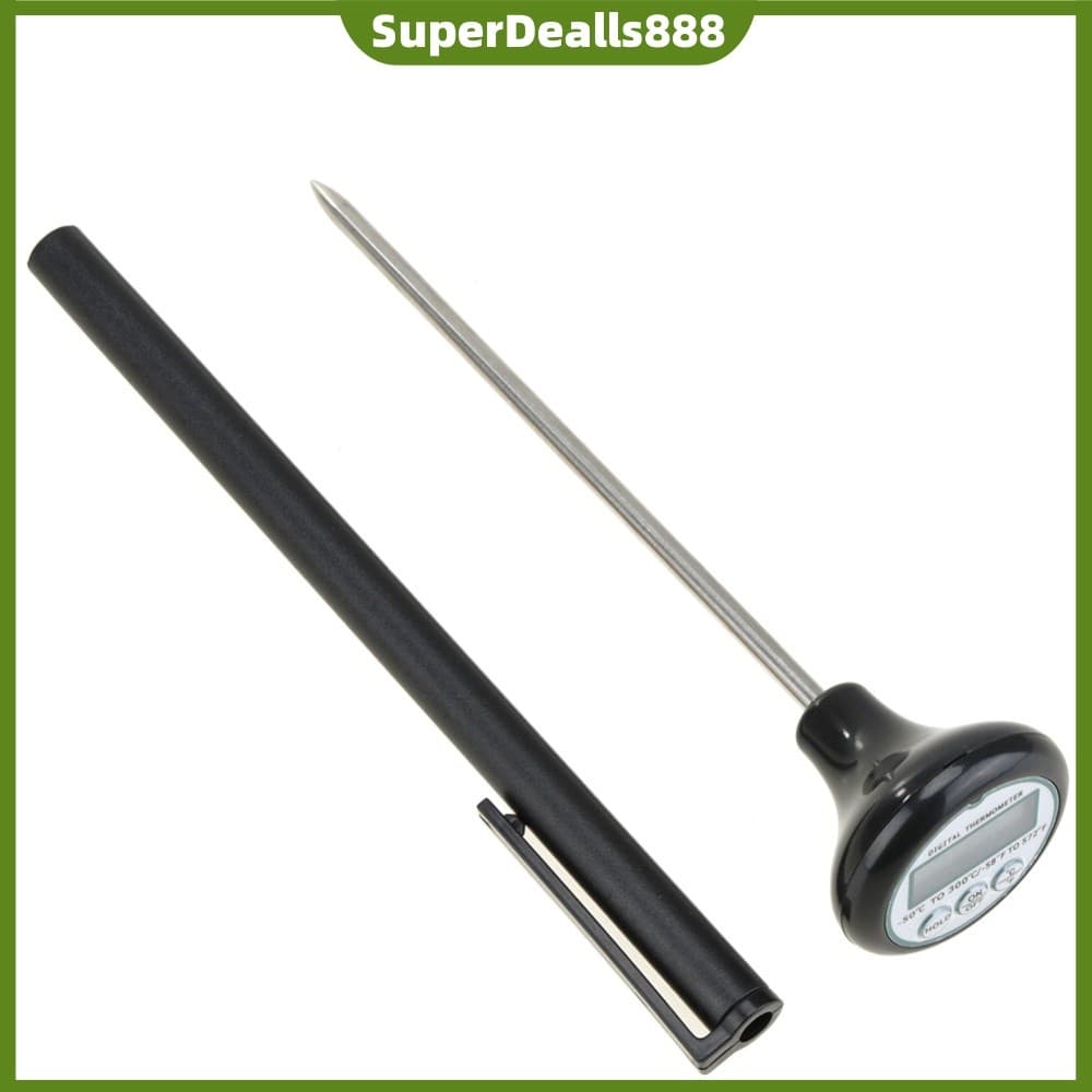 Termômetro De Sonda De Carne Digital Medidor De Temperatura De Cozinha Para Churrasco De Leitura Instantânea [SuperDeall