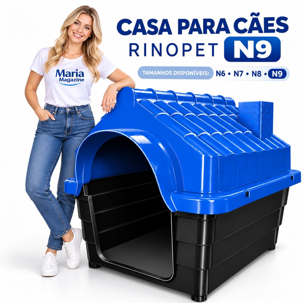 Casa de Cachorro Casinha para Cachorro N9 N8 N7 N6 Grande Porte Mec Pet Resistente