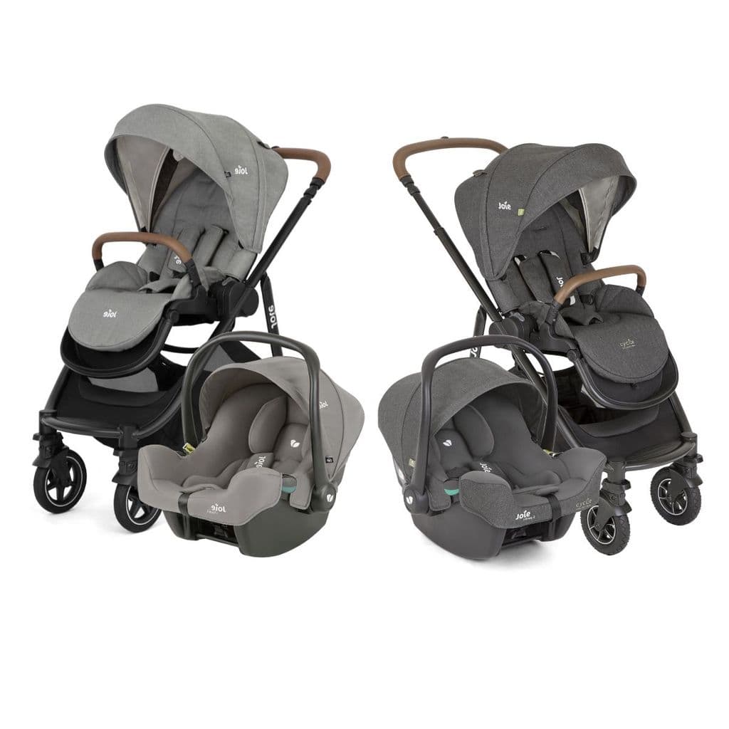 Carrinho Com Bebê Conforto Moisés Travel System Fechamento Uma Mão Compacto 0-22kg Trio Versatrax E Joie