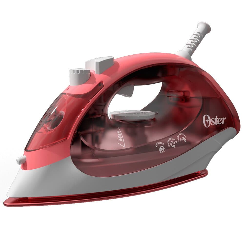 Ferro a Vapor Oster Aeroceramic, Filtro Anticalcário, Vermelho - GCSTBS5053